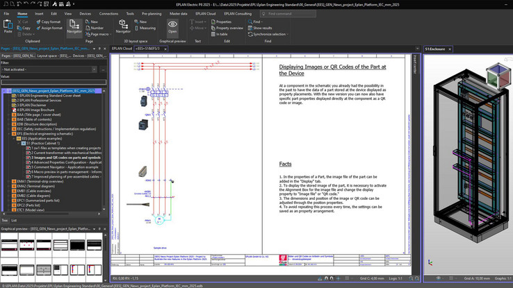 News Project A new feature is the News Project for the Eplan Platform 2025