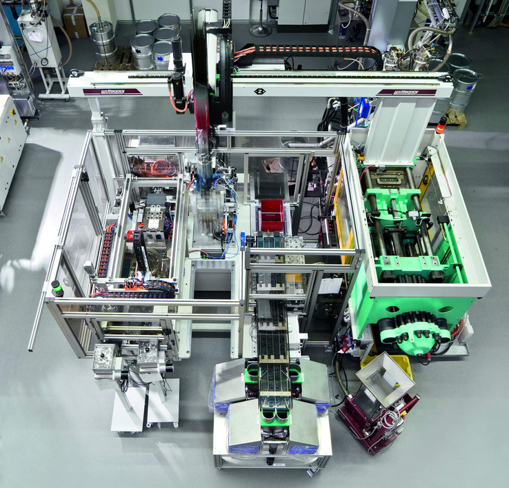 Vue de la production automatisée à MS-Schramberg. 